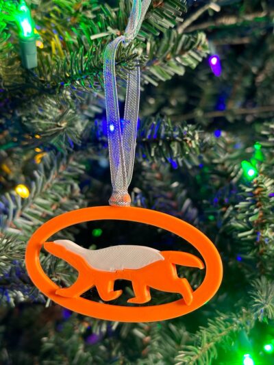 Honey Badger Christmas Ornament - Image 3